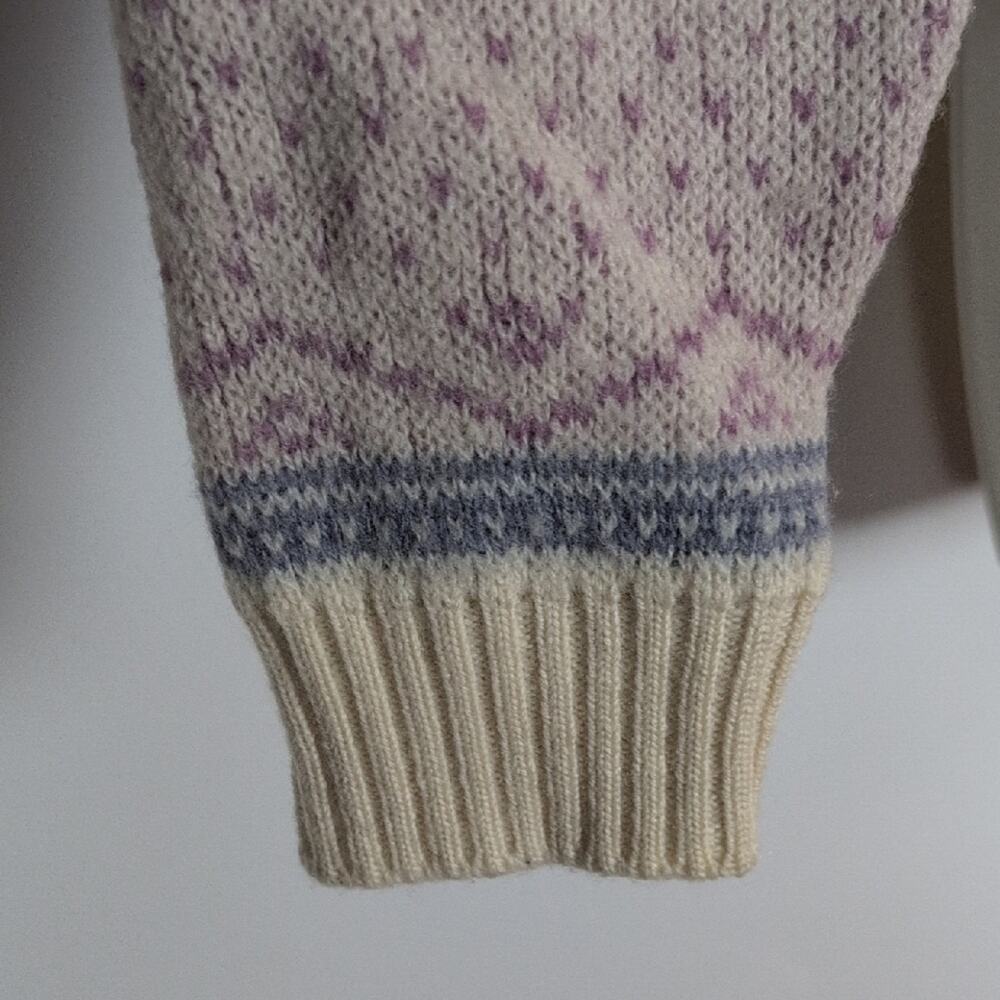 Eddie Bauer 100% Pure Wool Vintage Pull Over Sweater - Picture 3 of 8
